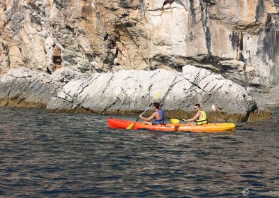Kayaking on Hvar island with Split Adventure