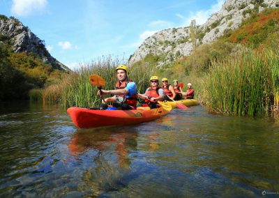 Canoe safari tour near Split; daily departure with Split Adventure
