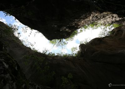 Labyrinth of caves and narrow passages - canyoning excursion in Badnjevica near Imotski town