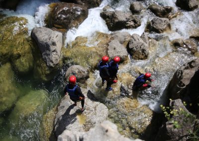 Walking and jumping through Cetina river canyon with Split Adventure