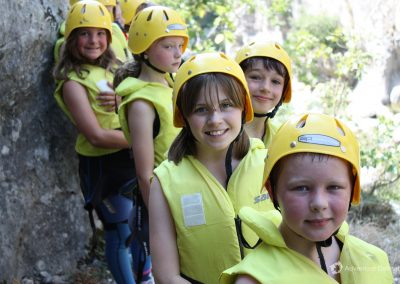 Our canyoneering excursion is suitable for children from age 8 and above