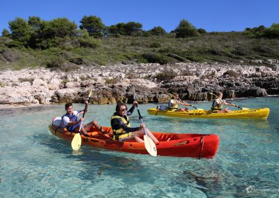 Beautiful Adriatic sea; kayaking tour on Hvar island; daily departure from Split or Hvar