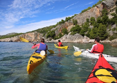 Hvar & Pakleni islands multi-day kayaking tour
