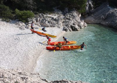 Kayaking excursion to secret bays of Hvar and Pakleni islands