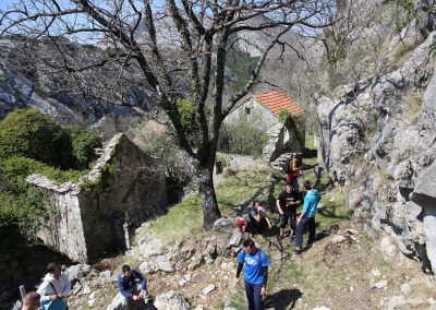 Inland is generally depopulated except on rare places/villages - explore them on hiking tour with Split Adventure