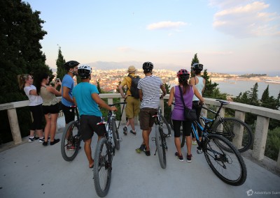 BikingSightseeing point on cycling excursion in Splittour in Split with daily departure
