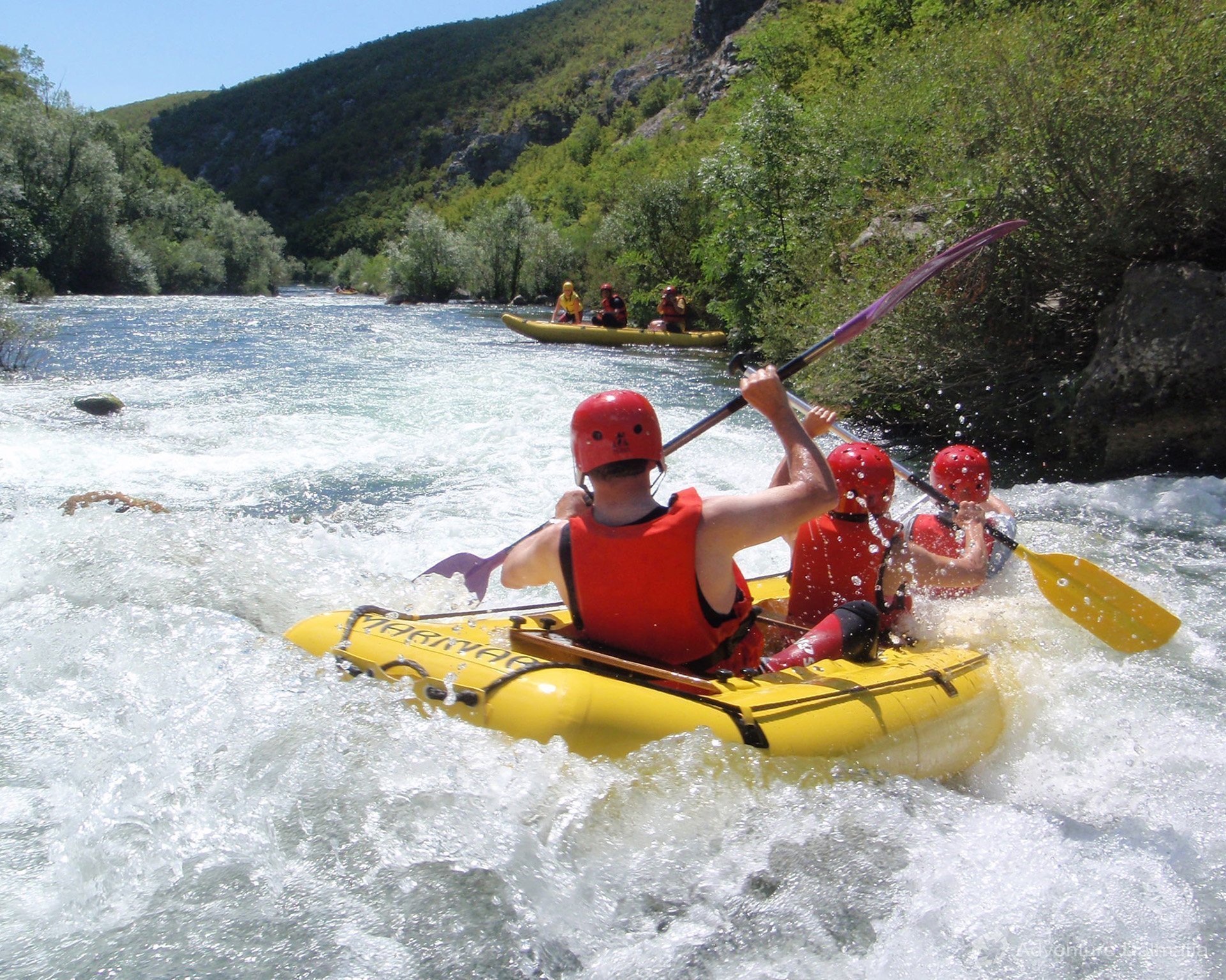 White waters of Cetina river - come and have fun with us on this great excursion