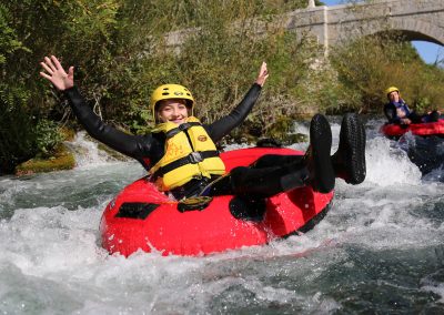 River tubing - great activity for all ages; daily departure from Split