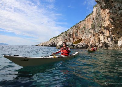 Sea kayaking tour between Brač and Hvar islands