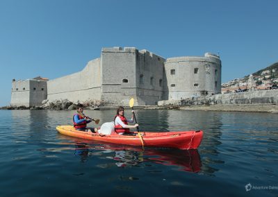 Sea kayaking tours with daily departure from Dubrovnik