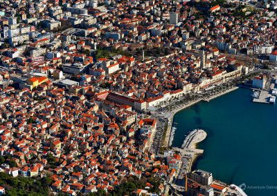 Split is the second biggest city in Croatia.