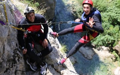 Extreme canyoning op de Cetina rivier
