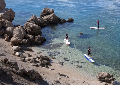 Test your balance on stand up paddling excursion with Split Adventure team!