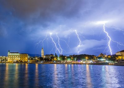 Thunderstorm in Split