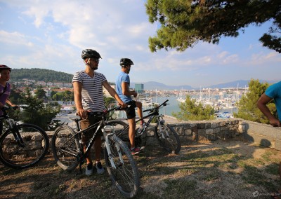 Sustipan park in Split - biking tour