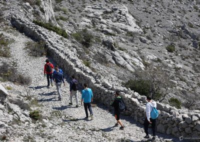 Karst, Dalmatian inland; hiking tours from Split