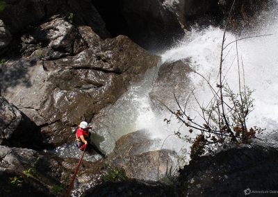 Abseiling in Badnjevica canyon - join our expedition