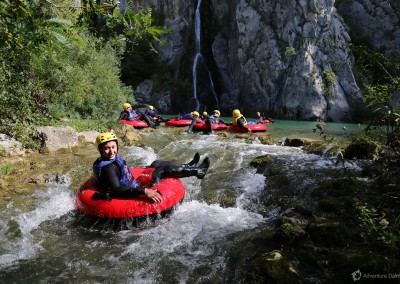 Beginning of the tour under Small Gubavica waterfall; daily departure from Split