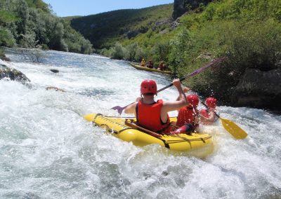 Beat the heat on a rafting tour with daily departure from Split
